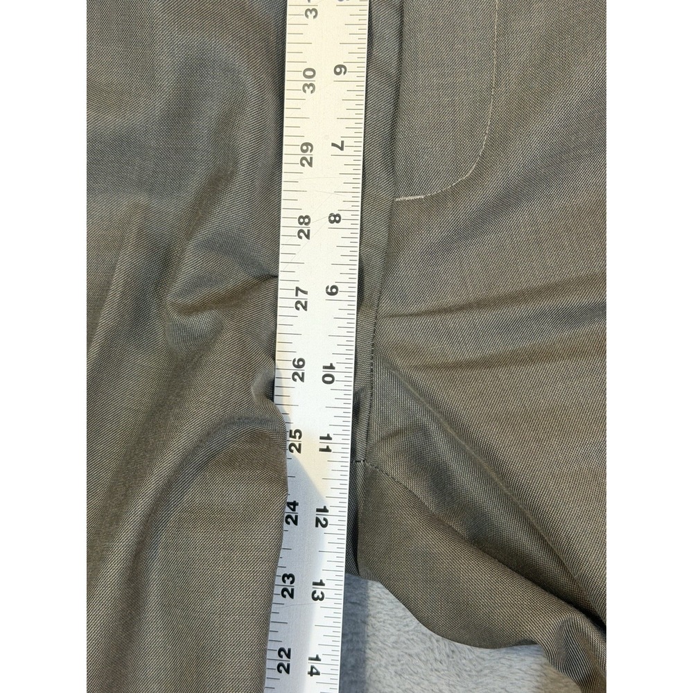 Kenneth Cole Reaction Dress Pants Mens 36x29 Brown Flat Front Straight Casual - Picture 4 of 9